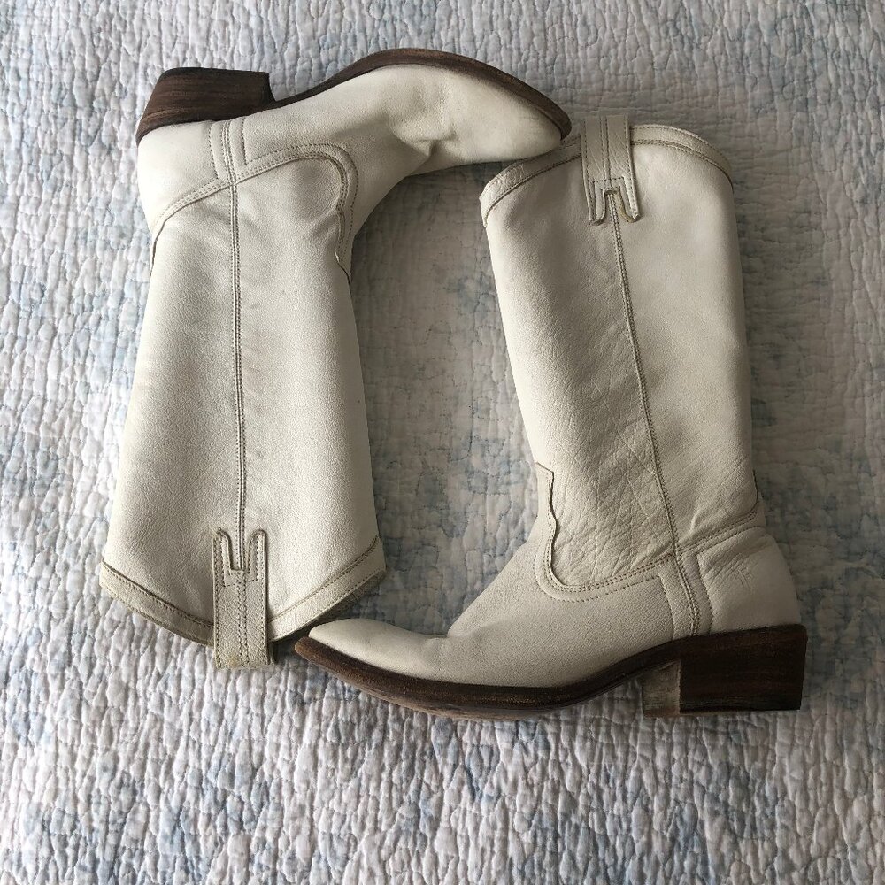 Frye Pull-On Cowgirl Boots 7.5